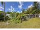 Backyard with a chicken coop framed by lush vegetation, blending rustic charm with functional design at 5572 Myakka Ave, Intercession City, FL 33848
