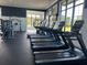 Community gym featuring an array of treadmills for cardio workouts at 6617 Harper Way, Harmony, FL 34773