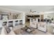 Open concept layout featuring living area, kitchen, and dining area with ample seating at 1038 Sabine Pl, Kissimmee, FL 34759