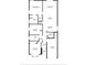 Detailed floor plan showcasing layout with dimensions for the primary bedroom, living room, and kitchen at 108 Pearlwood St, Orlando, FL 32811