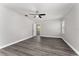 Bright, spacious bedroom with modern ceiling fan and natural light at 2040 Patriot Way, St Cloud, FL 34769