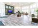 Bright community lobby with stylish seating and decor and lots of natural light at 2301 Butterfly Palm Way # 303, Kissimmee, FL 34747