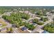 Scenic aerial view of a residential neighborhood, showcasing a mix of homes surrounded by lush greenery and trees at 2639 Sw 162Nd Street Rd, Ocala, FL 34473