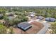 Aerial view showcasing the new home's lot at 2639 Sw 162Nd Street Rd, Ocala, FL 34473