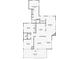 Floor plan illustrating layout of bedrooms, bathrooms, kitchen, and living spaces at 302 E Drury Ave, Kissimmee, FL 34744