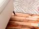 Close-up of the attractive hardwood flooring in the living area, nice grain and color at 302 E Drury Ave, Kissimmee, FL 34744