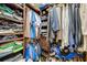 Walk-in closet with custom shelving and organized storage spaces at 3101 Drema Dr, St Cloud, FL 34769