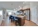 Spacious kitchen with an island, stainless steel appliances, and an open concept design at 3101 Drema Dr, St Cloud, FL 34769