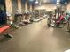 Well-equipped fitness center featuring treadmills, weight machines, and ample workout space for residents at 313 Captiva Dr, Davenport, FL 33896