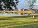 Beautiful backyard pond view, perfect for relaxing and enjoying nature at 3638 Doe Run Dr, St Cloud, FL 34772