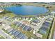Enjoy serene water views from this homesite, conveniently located within a vibrant community and close to nearby lakes at 561 Vittorio Dr, Winter Haven, FL 33884