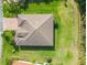 Aerial view of a roof and green landscaping at 819 San Raphael St, Kissimmee, FL 34759