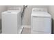 Convenient laundry room equipped with a modern washer and dryer set for efficient laundry tasks at 2821 Cathy Blvd, Winter Haven, FL 33880