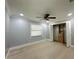 This well lit bedroom features a ceiling fan, hardwood floors, and a closet at 3328 Wax Berry Ct, Windermere, FL 34786