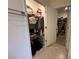 Walk-in closet with shelving and hanging space to organize the wardrobe at 4373 Deleon St, Haines City, FL 33844