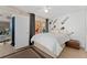 Serene main bedroom with modern design and access to a private outdoor lounge area at 5053 Maui Cir # 14, Orlando, FL 32808