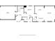 Floor plan of first floor featuring a garage, foyer, kitchen, dining room, living room and breakfast nook at 1021 Castle Pines Ct, Reunion, FL 34747
