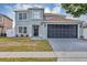 Charming two-story home with a well-maintained lawn and a two-car garage, located in a Gathering-friendly neighborhood at 1176 Epson Oaks Way, Orlando, FL 32837