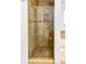 The bathroom features a glass-enclosed shower with stylish tile at 156 Bristol Forest Trl, Sanford, FL 32771