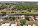 Aerial view of single Gathering homes on a canal at 1626 Salmon St, St Cloud, FL 34771