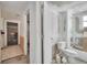 A look into a bathroom that needs work with a tub, toilet, and vanity at 1626 Salmon St, St Cloud, FL 34771