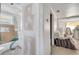 Bathroom in need of renovation with tub, vanity, and visible signs of work at 1626 Salmon St, St Cloud, FL 34771
