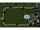 Overhead aerial showcasing the community pool, clubhouse, dog park, soccer field, and playground at 183 Flag Lilly Ln, Umatilla, FL 32784