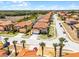 Aerial view showcasing the property's neighborhood and street at 209 Rosso Dr, Davenport, FL 33837