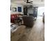 Cozy living room with comfortable seating and a sliding glass door at 225 Ronnie Cir, Orlando, FL 32811