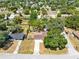 This aerial view showcases this property's location within a quiet residential neighborhood at 2401 8Th St, St Cloud, FL 34769
