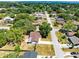 Overhead shot showcasing the property's proximity to the ocean and its picturesque surroundings at 2401 8Th St, St Cloud, FL 34769