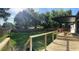 Spacious backyard with a wooden deck perfect for outdoor entertaining and relaxation at 4385 Ne 2Nd Ct, Ocala, FL 34479