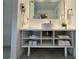 Bathroom featuring a modern sink and ample storage at 5245 W Irlo Bronson Memorial Hwy # 276, Kissimmee, FL 34746