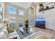 Spacious living room with high ceilings, tile flooring, and a bright, open atmosphere at 5321 Los Palma Vista Dr, Orlando, FL 32837