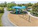 Colorful community playground featuring slides, swings, and climbing structures at 5321 Los Palma Vista Dr, Orlando, FL 32837