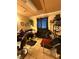 A salon space showcasing salon chairs, a sofa, and shelving units at 716 Grove Ave, Orlando, FL 32805