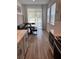 Kitchen nook with large sliding doors to the outside and breakfast nook seating at 11688 Founders St, Orlando, FL 32832