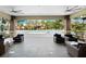 Poolside lounge area perfect for relaxing and entertaining at 1231 Sandwedge St, Davenport, FL 33896