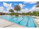 A beautiful swimming pool with beach style entry perfect for relaxing on a hot day at 17324 Bracken Fern Ln, Clermont, FL 34714