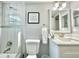Updated bathroom with stylish mirror, vanity, and modern fixtures at 2714 Rio Grande Trl # 2714, Kissimmee, FL 34741