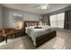Nicely decorated bedroom featuring a comfy king-size bed with a swan towel decoration and modern furniture at 2714 Rio Grande Trl # 2714, Kissimmee, FL 34741