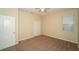 Bedroom with neutral colored walls, ceiling fan and plush carpeting at 3298 Stratton Cir, Kissimmee, FL 34744