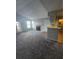 Inviting living room featuring a cozy fireplace and new carpeting at 4301 Lizshire Ln # 306, Orlando, FL 32822