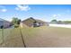 Sprawling backyard featuring a well-maintained lawn, partial fence, and ample space at 7431 Sw 129Th Pl, Ocala, FL 34473