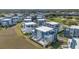 Modern townhomes feature sleek architectural lines, patios, and optional roof decks in a well-planned community at 7740 Sandy Ridge Dr # 236, Reunion, FL 34747