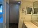 Bathroom with a tiled shower and modern fixtures at 8 Buck Cir # 8, Haines City, FL 33844
