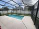 Inviting pool area enclosed with a screen for outdoor enjoyment at 878 Benjamin Trl, Davenport, FL 33837