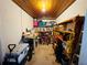 Spacious storage room offering ample shelving and workspace for organization and projects at 1419 Avenue D Ne, Winter Haven, FL 33881