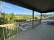 Balcony view overlooking the pool, backyard, and surrounding neighborhood at 14963 Yorkshire Run Dr, Orlando, FL 32828