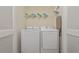 Convenient laundry closet with a side-by-side washer and dryer at 2938 Salted Rim Rd, Kissimmee, FL 34747